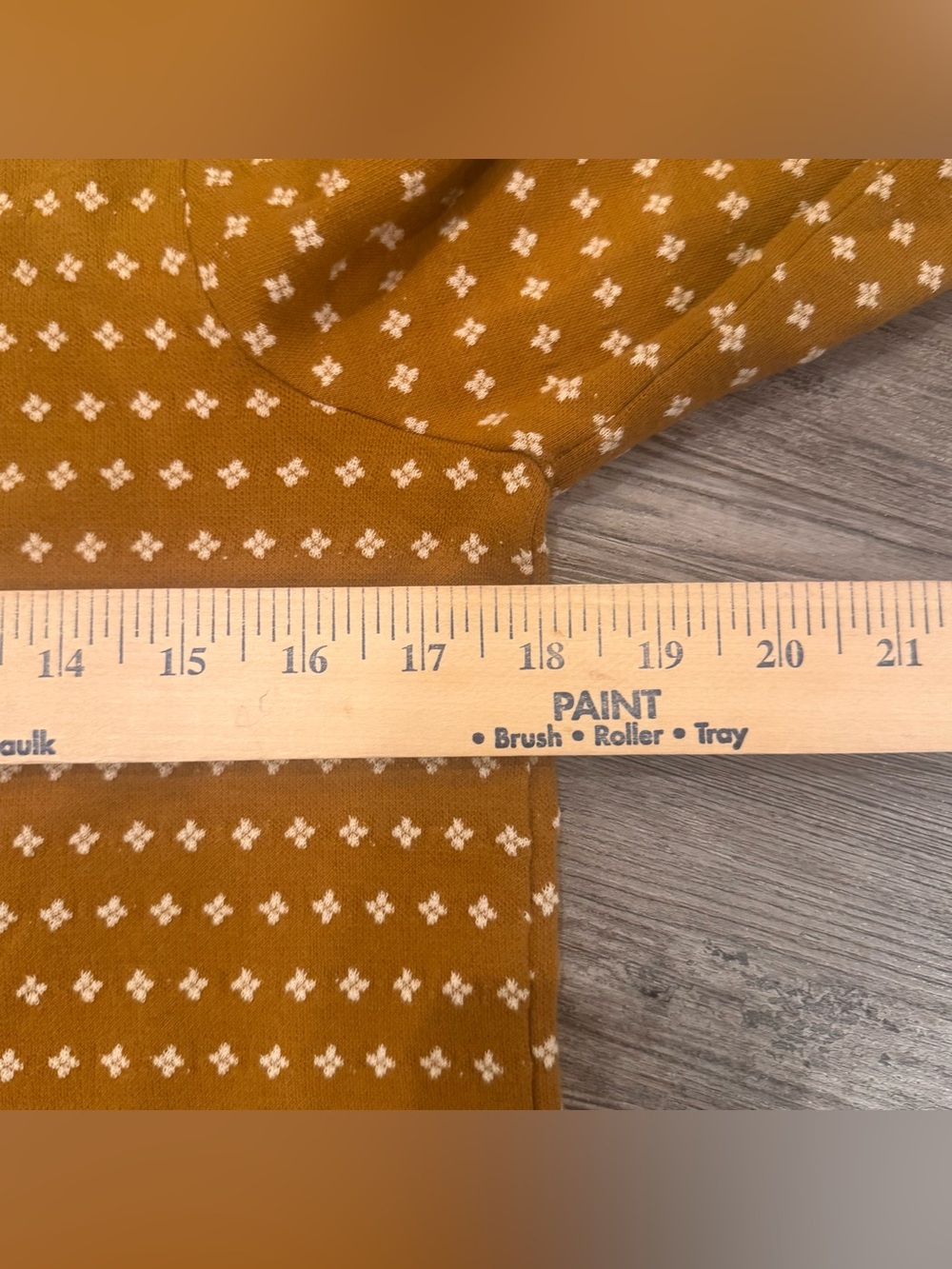 Madewell Floral Jacquard Square Neck Top Golden Ochre Women’s Small NWOT - Picture 6 of 9